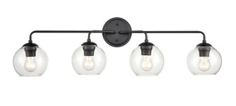 Four Light Vanity in Matte Black (59|9754-MB)