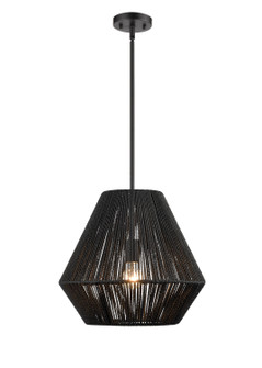 Elise One Light Pendant in Matte Black (59|9022-MB)