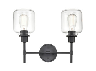 Asheville Two Light Vanity in Matte Black (59|6942-MB)