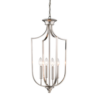 Four Light Pendant in Brushed Nickel (59|636-BN)