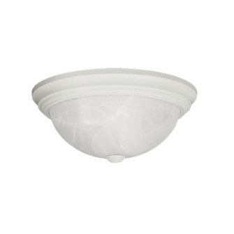 Two Light Flushmount in Textured White (59|563-WH)