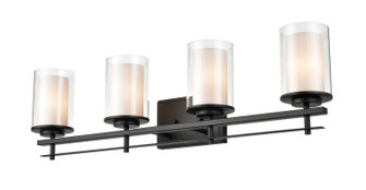 Huderson Four Light Wall Sconce in Matte Black (59|5504-MB)