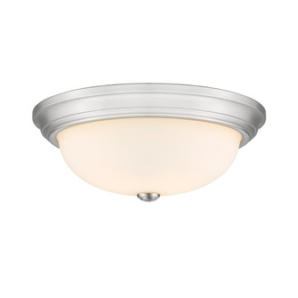 Three Light Flushmount in Brushed Nickel (59|4905-BN)