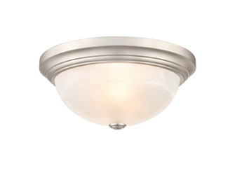 Two Light Flushmount in Satin Nickel (59|4603-SN)