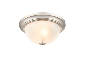 Two Light Flushmount in Satin Nickel (59|4601-SN)