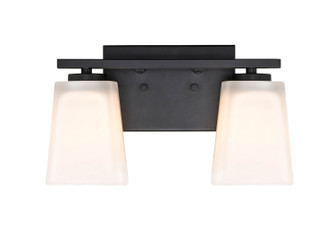 Two Light Vanity in Matte Black (59|292-MB)