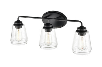 Three Light Vanity in Matte Black (59|2463-MB) Three Light Vanity in Matte Black (59|2463-MB)