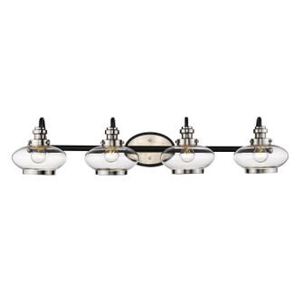 Four Light Vanity in Matte Black/Satin Nickel (59|1614-MB/SN)