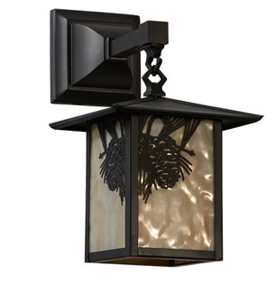 Seneca One Light Wall Sconce in Craftsman Brown (57|96567)