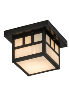 Hyde Park One Light Flushmount in Craftsman Brown (57|87230)