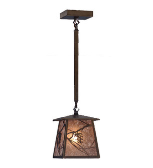 Whispering Pines One Light Mini Pendant in Antique Copper (57|82387)