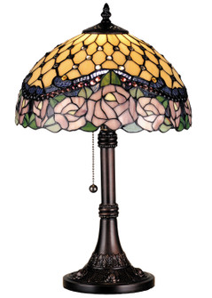 Jeweled Rose Table Lamp in Mahogany Bronze (57|82304)