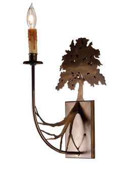 Oak Tree One Light Wall Sconce in Antique Copper (57|82157)