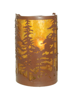 Tall Pines Two Light Wall Sconce in Rust (57|81808)