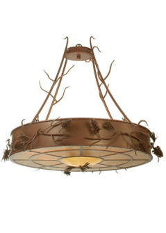 Woodland Pine Eight Light Pendant in Rust (57|81788)