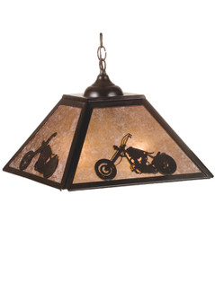Motorcycle Two Light Pendant in Timeless Bronze (57|76312)