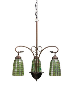 Terra Verde Three Light Chandelier in Antique (57|74054)