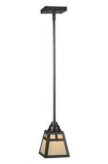 T'' Mission'' One Light Mini Pendant in Craftsman Brown (57|70059)