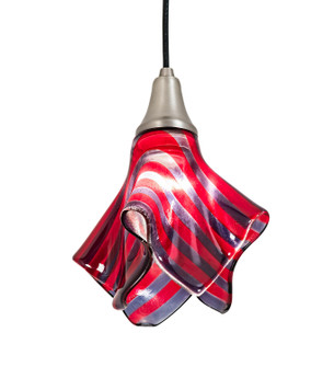 Handkerchief One Light Mini Pendant in Brushed Nickel (57|68380)