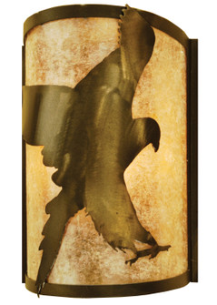 Flying Hawk One Light Wall Sconce in Antique Copper (57|68188)