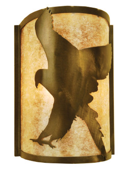 Flying Hawk One Light Wall Sconce in Antique Copper (57|68187)