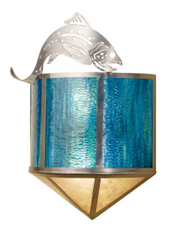 Leaping Trout Two Light Wall Sconce in Steel (57|68164)