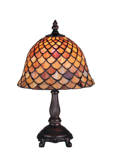 Tiffany Fishscale One Light Mini Lamp in Antique (57|67378)