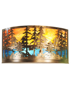 Tall Pines Two Light Wall Sconce in Antique Copper (57|66935)