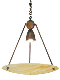Revival One Light Inverted Pendant in Craftsman Brown (57|66750)