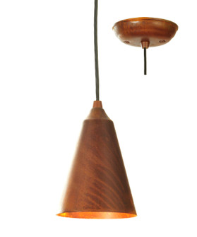 Cone One Light Mini Pendant in Rust (57|65918)