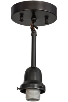 Evelyn One Light Pendant Hardware in Craftsman Brown (57|51950)