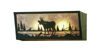 Moose Creek Two Light Wall Sconce in Silver Mica Craftsman (57|51689)