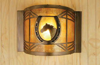 Horseshoe One Light Wall Sconce in Antique Copper (57|51502)