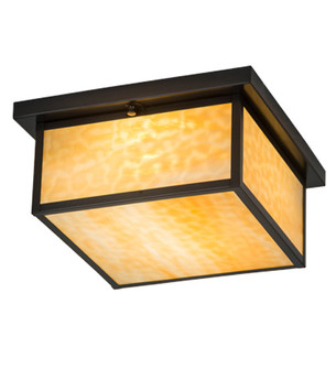 Hyde Park Two Light Flushmount in Craftsman Brown,Bronze (57|4818)