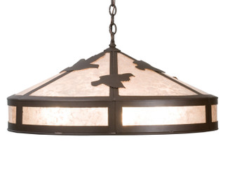 Quail Hunter Four Light Pendant in Cafe-Noir (57|47987)