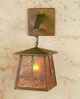 Bungalow One Light Wall Sconce in Rust,Custom (57|47748)
