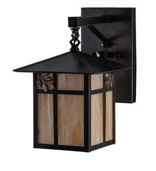 Seneca One Light Wall Sconce in Craftsman Brown (57|41371)