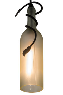 Tuscan Vineyard One Light Mini Pendant in Black Metal (57|32745)