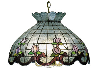 Roseborder Six Light Pendant in Zaz Purple Pink (57|31208)