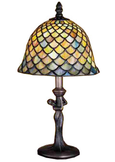 Fishscale One Light Mini Lamp in Green/Blue (57|30315)