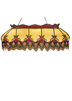 Isabella Six Light Oblong Pendant in Antique Brass (57|28523)