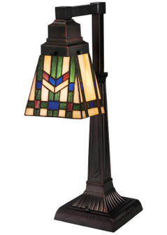 Prairie Wheat One Light Desk Lamp in Antique Copper (57|27656)