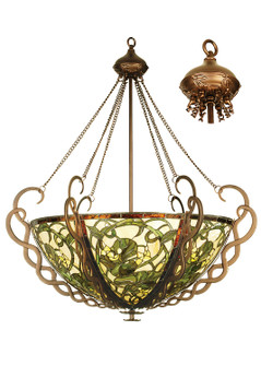 Dutchman'S Pipe Five Light Inverted Pendant in Craftsman Brown (57|27227)