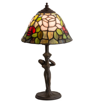 Tiffany Rosebush One Light Mini Lamp in Antique,Brass Tint (57|26488)