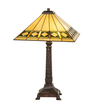 Diamond Band Mission Two Light Table Lamp in Mahogany Bronze (57|255015)