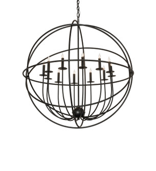 Atom Enerjisi 12 Light Chandelier in Black Metal (57|247640)