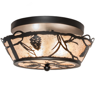 Whispering Pines LED Flushmount in Black Metal (57|245535)