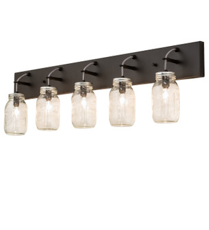 Mason Jar LED Vanity in Oil Rubbed Bronze (57|243354)