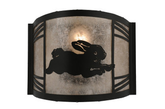 Rabbit On The Loose One Light Wall Sconce in Textured Black (57|243260)