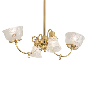 Revival Four Light Chandelier in Polished Brass (57|242592)